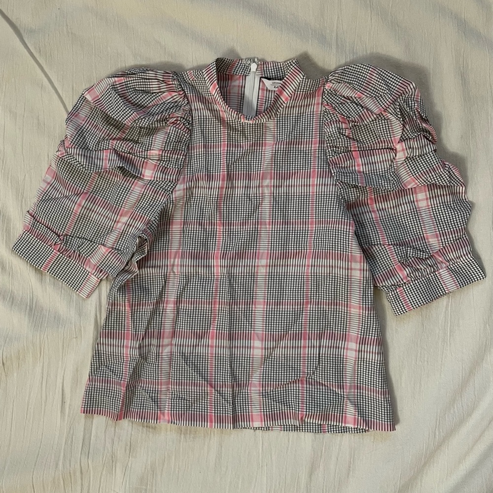 & Other Stories Plaid blouse